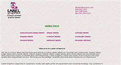 Desktop Screenshot of labelgraphicsinc.com